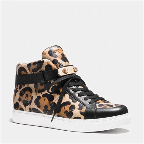 coach high top sneakers on sale